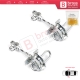 2 Pieces Door Hinge Stop Check Strap Limiter for Fiat Punto MK2 188 3-Door 1999-2012 51754187 