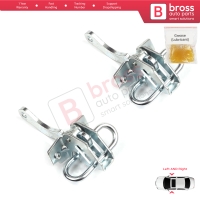 2 Pieces Door Hinge Stop Check Strap Limiter for Fiat Seicento 600 Elettra 187 1997-2010 46553843