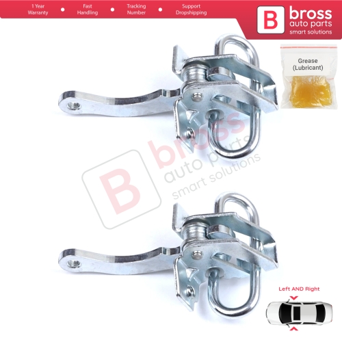 2 Pieces Door Hinge Stop Check Strap Limiter for Fiat Seicento 600 Elettra 187 1997-2010 46553843