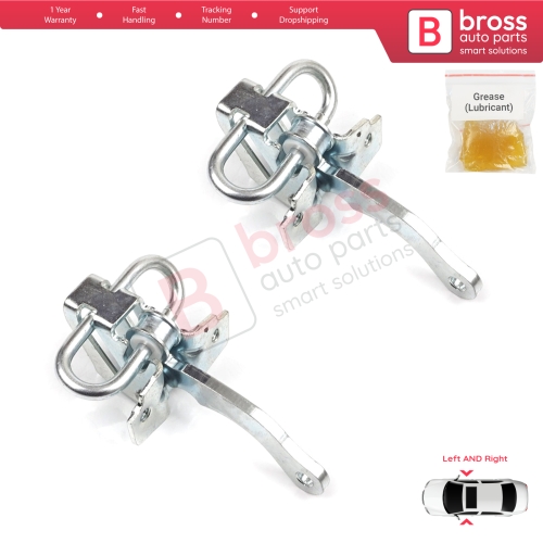 2 Pieces Door Hinge Stop Check Strap Limiter for Fiat Seicento 600 Elettra 187 1997-2010 46553843
