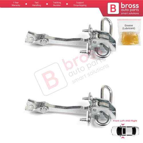 2 Pieces Front Door Hinge Stop Check Strap Limiter for Iveco Daily III IV V VI 1999-On 500314457