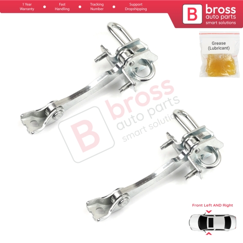 2 Pieces Front Door Hinge Stop Check Strap Limiter for Iveco Daily III IV V VI 1999-On 500314457