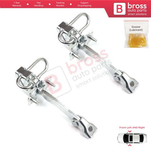 2 Pieces Front Door Hinge Stop Check Strap Limiter for Iveco Daily III IV V VI 1999-On 500314457