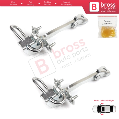 2 Pieces Front Door Hinge Stop Check Strap Limiter for Iveco Daily III IV V VI 1999-On 500314457