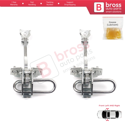 2 Pieces Front Door Hinge Stop Check Strap Limiter for Iveco Daily III IV V VI 1999-On 500314457