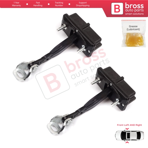 2 Pieces Front Door Hinge Stop Check Strap Limiter for Fiat Panda MK4 312 319 519 2011-2023 52022102