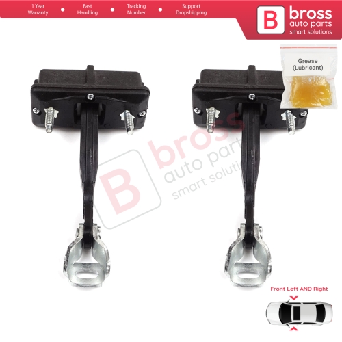 2 Pieces Front Door Hinge Stop Check Strap Limiter for Fiat Panda MK4 312 319 519 2011-2023 52022102
