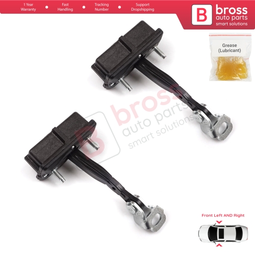 2 Pieces Front Door Hinge Stop Check Strap Limiter for Fiat Panda MK4 312 319 519 2011-2023 52022102