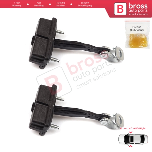2 Pieces Front Door Hinge Stop Check Strap Limiter for Fiat Panda MK4 312 319 519 2011-2023 52022102