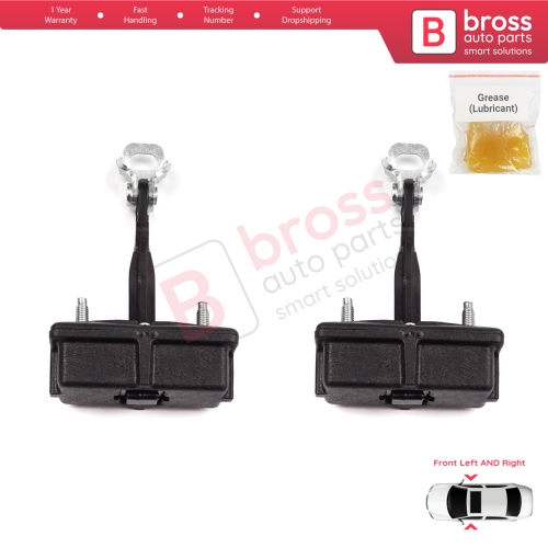 2 Pieces Front Door Hinge Stop Check Strap Limiter for Fiat Panda MK4 312 319 519 2011-2023 52022102