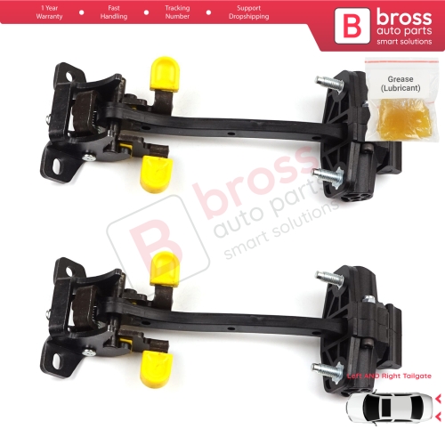 2 Pieces Rear Trunk Door Hinge Stop Check Strap Limiter for Fiat Doblo 263 Opel Combo D 51879452
