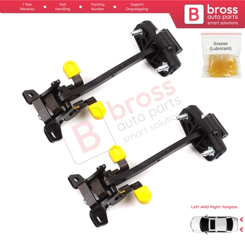 2 Pieces Rear Trunk Door Hinge Stop Check Strap Limiter for Fiat Doblo 263 Opel Combo D 51879452