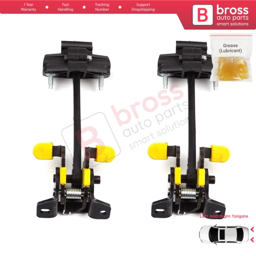 2 Pieces Rear Trunk Door Hinge Stop Check Strap Limiter for Fiat Doblo 263 Opel Combo D 51879452