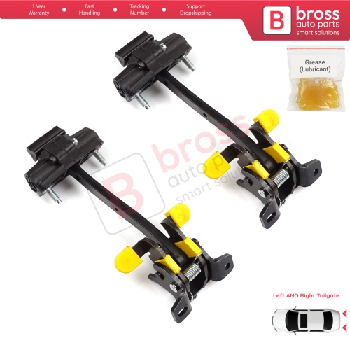 2 Pieces Rear Trunk Door Hinge Stop Check Strap Limiter for Fiat Doblo 263 Opel Combo D 51879452
