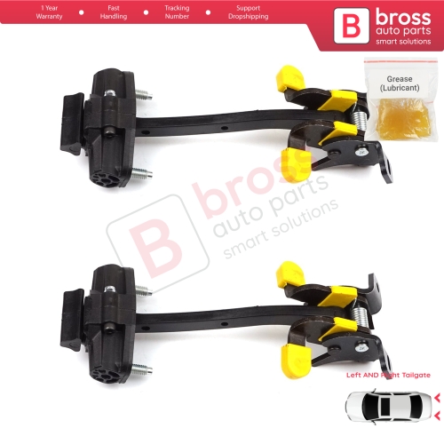 2 Pieces Rear Trunk Door Hinge Stop Check Strap Limiter for Fiat Doblo 263 Opel Combo D 51879452