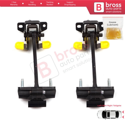 2 Pieces Rear Trunk Door Hinge Stop Check Strap Limiter for Fiat Doblo 263 Opel Combo D 51879452