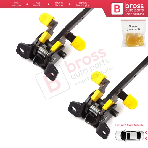 2 Pieces Rear Trunk Door Hinge Stop Check Strap Limiter for Fiat Doblo 263 Opel Combo D 51879452