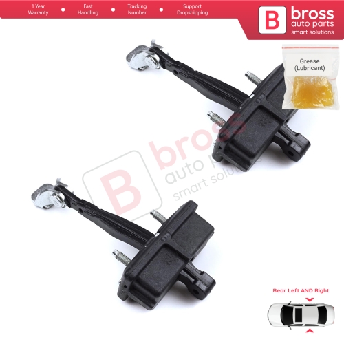 2 Pieces Rear Door Hinge Stop Check Strap Limiter for Fiat Panda MK4 312 319 519 2011-2023 Van Hatchback 52022104