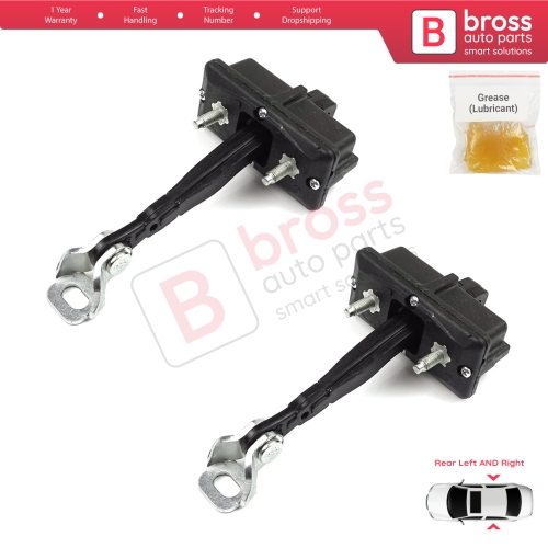 2 Pieces Rear Door Hinge Stop Check Strap Limiter for Fiat Panda MK4 312 319 519 2011-2023 Van Hatchback 52022104