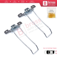 2 Pieces Rear Left and Right Trunk Door Hinge Stop Check Strap Limiter for Iveco Daily 1999-2014 500365957