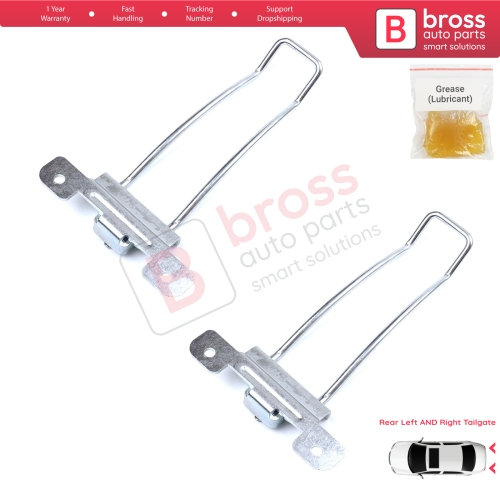 2 Pieces Rear Left and Right Trunk Door Hinge Stop Check Strap Limiter for Iveco Daily 1999-2014 500365957
