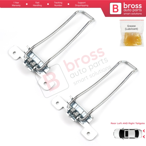 2 Pieces Rear Left and Right Trunk Door Hinge Stop Check Strap Limiter for Iveco Daily 1999-2014 500365957