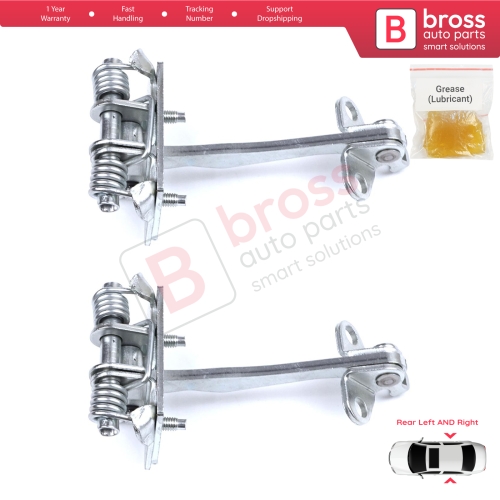 2 Pieces Rear Door Hinge Stop Check Strap Limiter for Citroen C5 MK1 DC/DE 2001-2008 9181G1