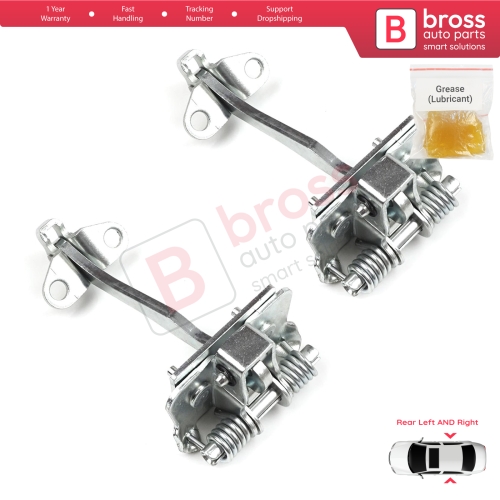 2 Pieces Rear Door Hinge Stop Check Strap Limiter for Citroen C5 MK1 DC/DE 2001-2008 9181G1