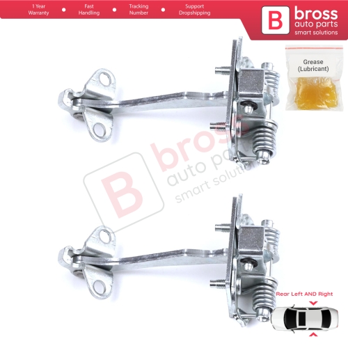 2 Pieces Rear Door Hinge Stop Check Strap Limiter for Citroen C5 MK1 DC/DE 2001-2008 9181G1