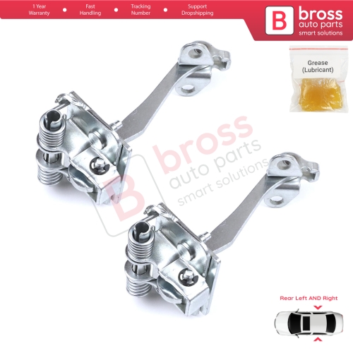 2 Pieces Rear Door Hinge Stop Check Strap Limiter for Citroen C5 MK1 DC/DE 2001-2008 9181G1
