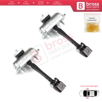 2 Pieces Front Door Hinge Stop Check Strap Limiter for Citroen C3 MK3 Peugeot 208 2008 MK1 5-Door Hatchback 9671891380