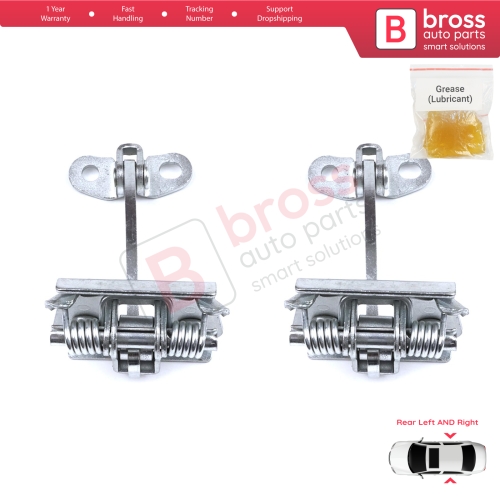 2 Pieces Rear Door Hinge Stop Check Strap Limiter for Citroen Xsara N0 N1 N2 1997-2006 9181C0