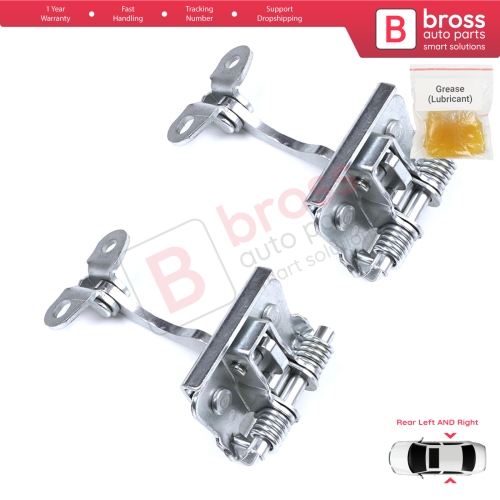 2 Pieces Rear Door Hinge Stop Check Strap Limiter for Citroen Xsara N0 N1 N2 1997-2006 9181C0
