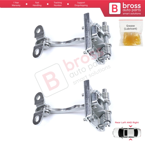 2 Pieces Rear Door Hinge Stop Check Strap Limiter for Citroen Xsara N0 N1 N2 1997-2006 9181C0
