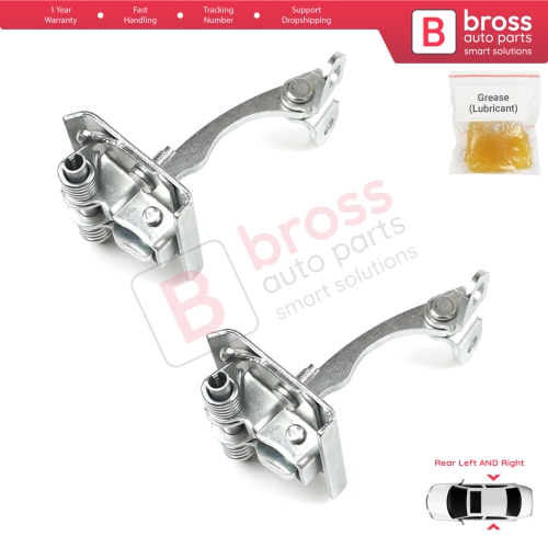 2 Pieces Rear Door Hinge Stop Check Strap Limiter for Citroen Xsara N0 N1 N2 1997-2006 9181C0