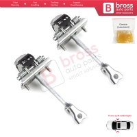 2 Pieces Front Door Hinge Stop Check Strap Limiter for Citroen DS3 3-Door Hatchback Convertible 2009-2019 9181Q8