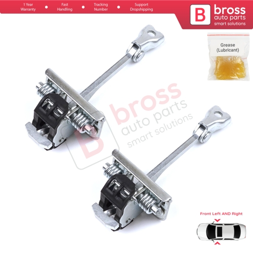 2 Pieces Front Door Hinge Stop Check Strap Limiter for Citroen DS3 3-Door Hatchback Convertible 2009-2019 9181Q8