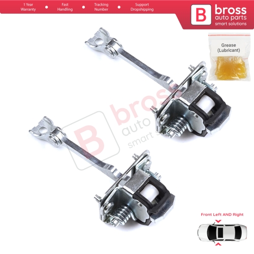 2 Pieces Front Door Hinge Stop Check Strap Limiter for Citroen DS3 3-Door Hatchback Convertible 2009-2019 9181Q8