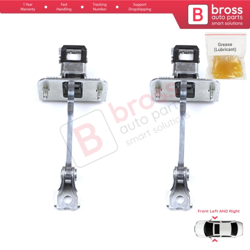 2 Pieces Front Door Hinge Stop Check Strap Limiter for Citroen DS3 3-Door Hatchback Convertible 2009-2019 9181Q8