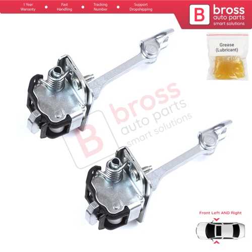 2 Pieces Front Door Hinge Stop Check Strap Limiter for Citroen DS3 3-Door Hatchback Convertible 2009-2019 9181Q8