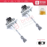 2 Pieces Front Door Hinge Stop Check Strap Limiter for Citroen DS5 2011-2018 9670813380