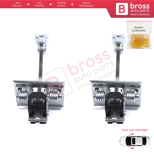2 Pieces Front Door Hinge Stop Check Strap Limiter for Citroen DS5 2011-2018 9670813380