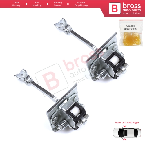 2 Pieces Front Door Hinge Stop Check Strap Limiter for Citroen DS5 2011-2018 9670813380