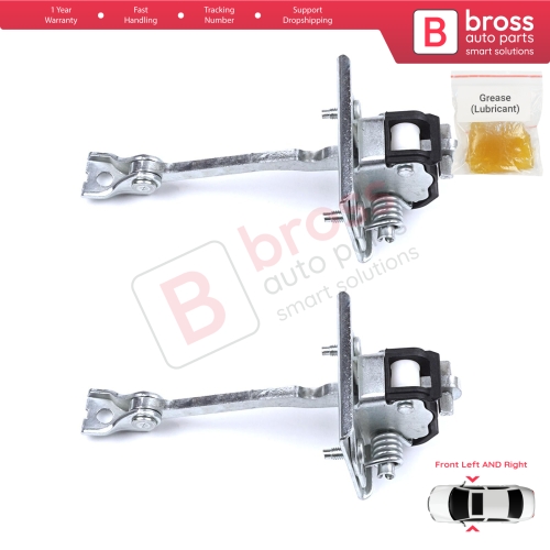 2 Pieces Front Door Hinge Stop Check Strap Limiter for Citroen DS5 2011-2018 9670813380