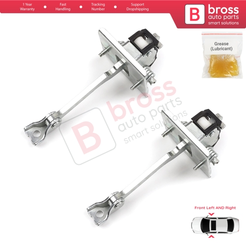 2 Pieces Front Door Hinge Stop Check Strap Limiter for Citroen DS5 2011-2018 9670813380