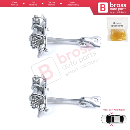 2 Pieces Front Door Hinge Stop Check Strap Limiter for Citroen C3 Pluriel 2003-2010 9181H3