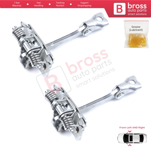 2 Pieces Front Door Hinge Stop Check Strap Limiter for Citroen C3 Pluriel 2003-2010 9181H3
