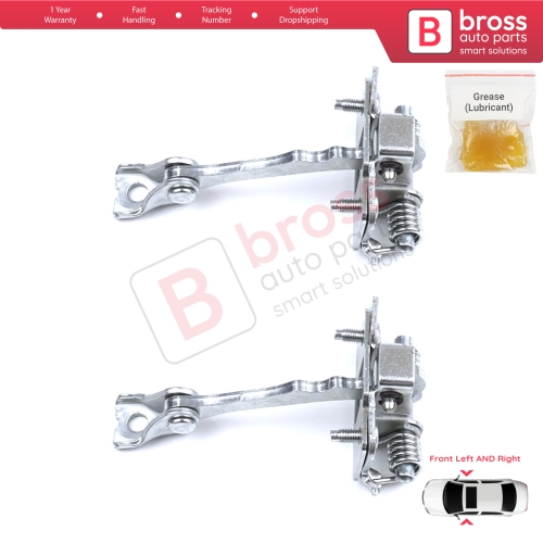 2 Pieces Front Door Hinge Stop Check Strap Limiter for Citroen C3 Pluriel 2003-2010 9181H3