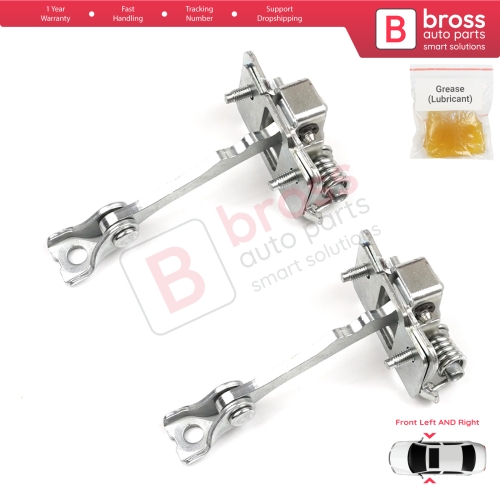 2 Pieces Front Door Hinge Stop Check Strap Limiter for Citroen C3 Pluriel 2003-2010 9181H3