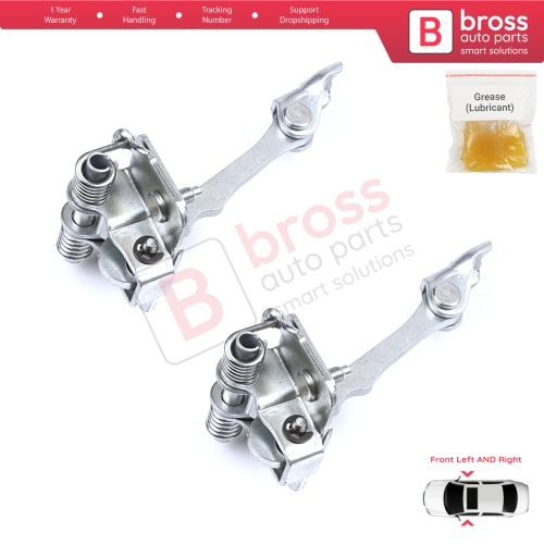 2 Pieces Front Door Hinge Stop Check Strap Limiter for Citroen C3 Pluriel 2003-2010 9181H3